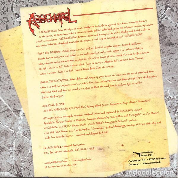Discos de vinilo: Asschapel &ndash; Satanation - Foto 2