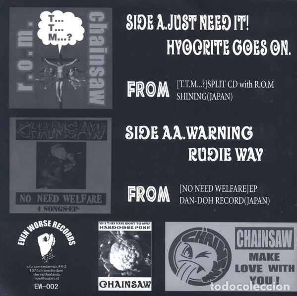 Discos de vinilo: Chainsaw &ndash; Just Need It - Foto 2