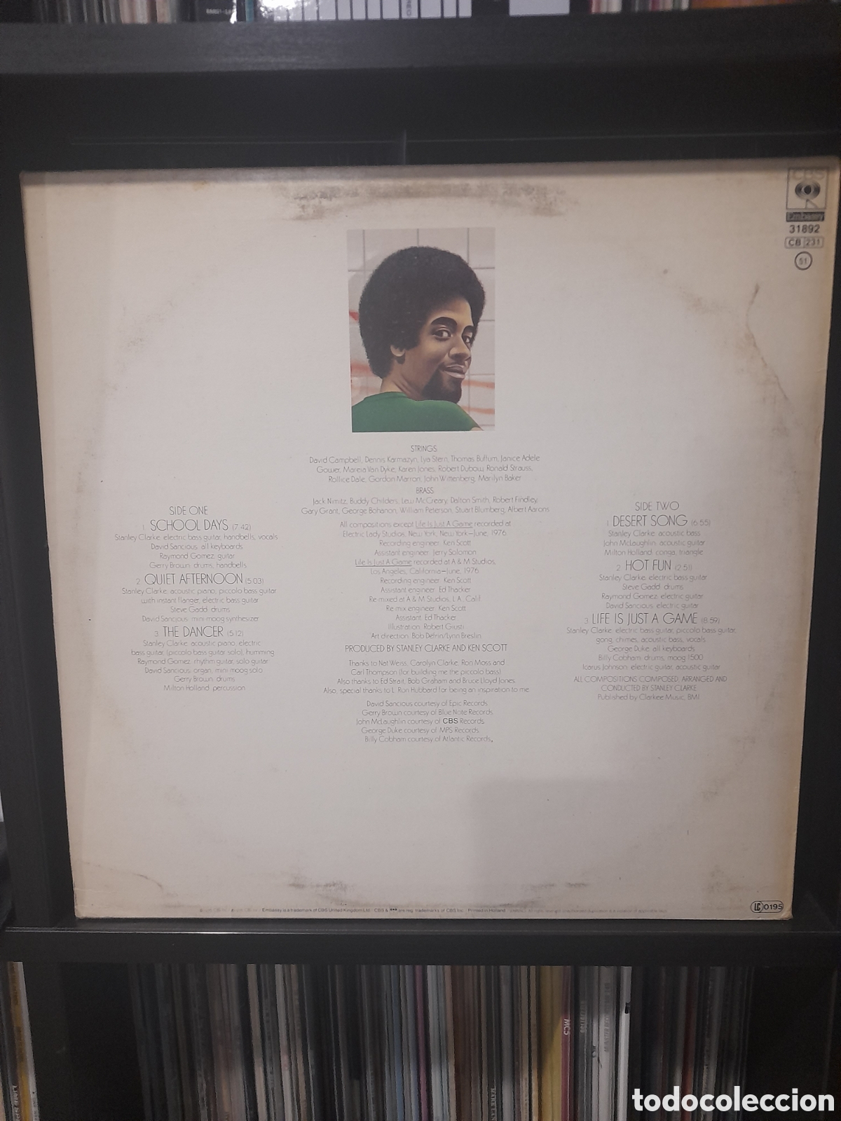 Discos de vinilo: STANLEY CLARKE, SCHOOL DAYS. 1976 - Foto 2