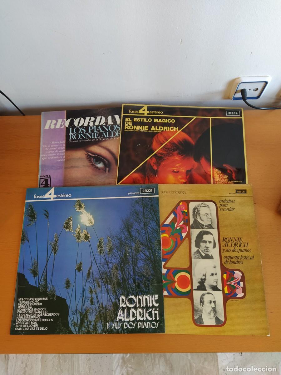 Discos de vinilo: RONNIE ALDRICH, 4 LPs - Foto 1