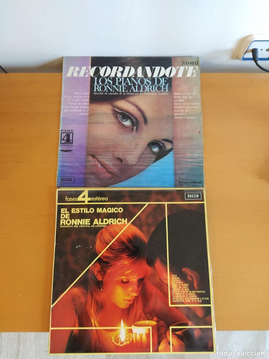 Discos de vinilo: RONNIE ALDRICH, 4 LPs - Foto 3