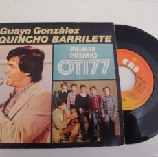 Discos de vinilo: GUAYO GONZALEZ-SINGLE QUINCHO BARRILETE. Lote 400768929