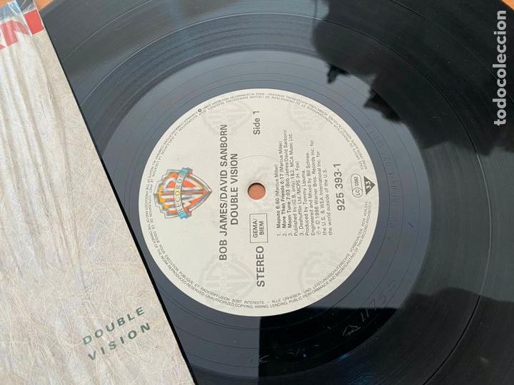 Discos de vinilo: BOB JAMES DAVID SANBORN (DOUBLE VISION) LP (B-58) - Foto 2