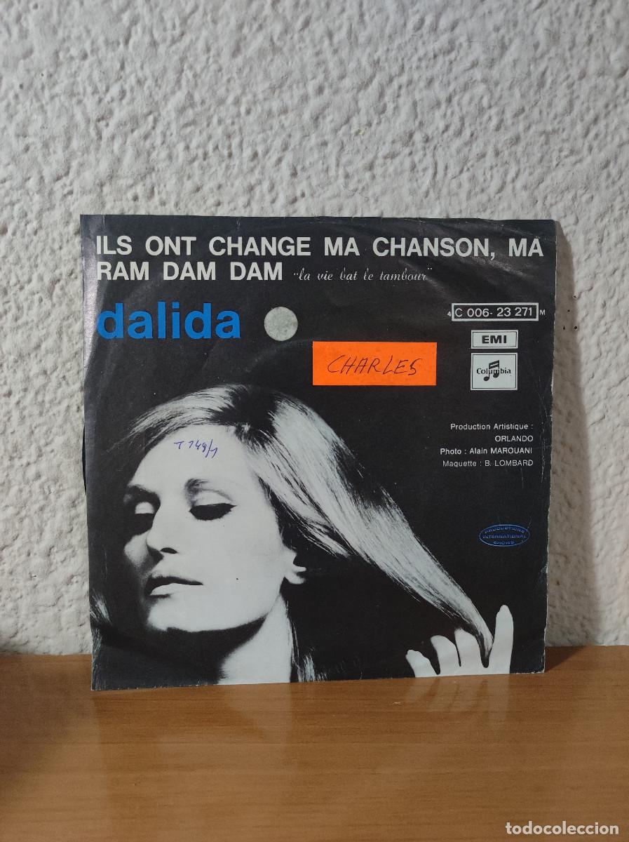 Discos de vinilo: Dalida &ndash; Ils Ont Chang&eacute; Ma Chanson, Ma / Ram Dam Dam - Foto 2