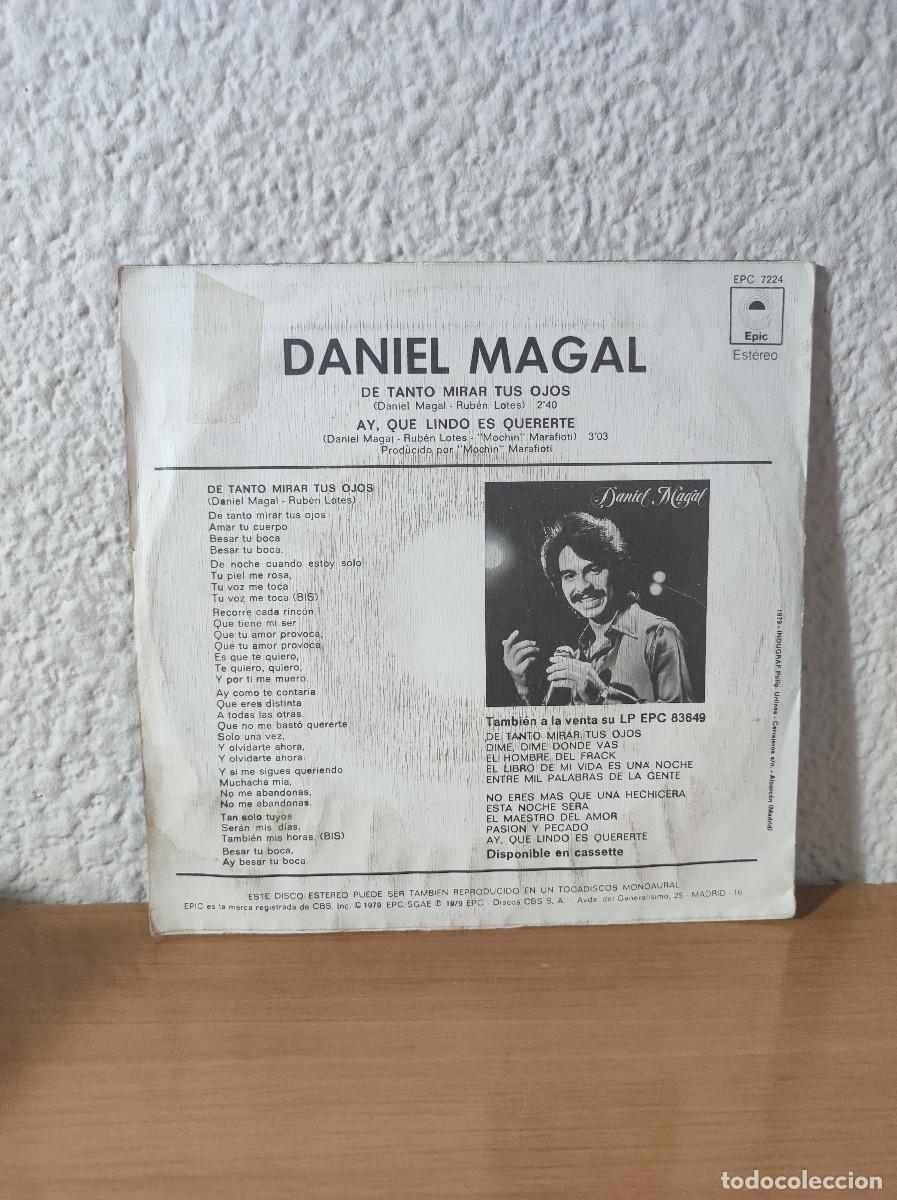 Discos de vinilo: Daniel Magal &ndash; De Tanto Mirar Tus Ojos - Foto 2