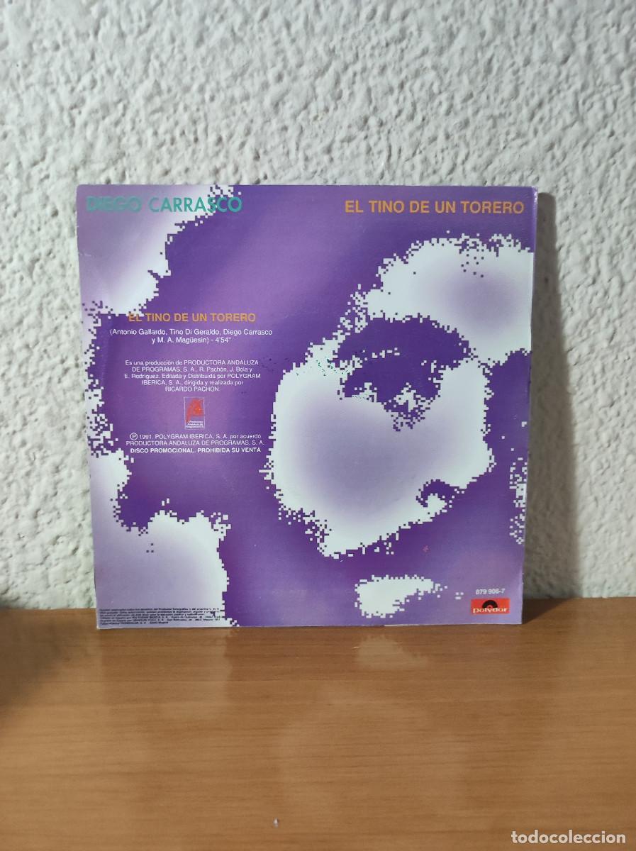 Discos de vinilo: Diego Carrasco &ndash; El Tino De Un Torero - Foto 2