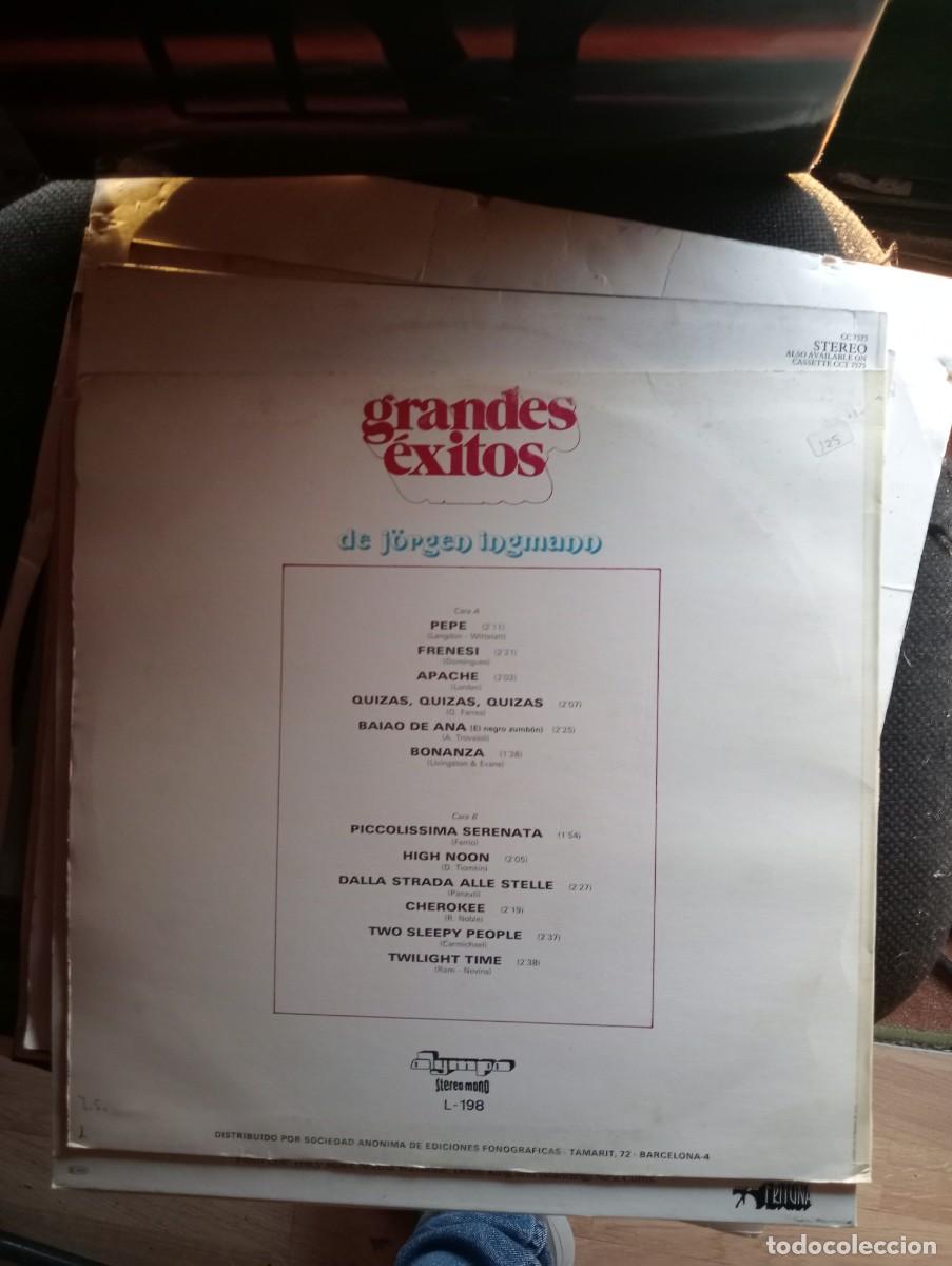 Discos de vinilo: J&ouml;rgen Ingmann &ndash; Grandes Exitos 1974 lp - Foto 2
