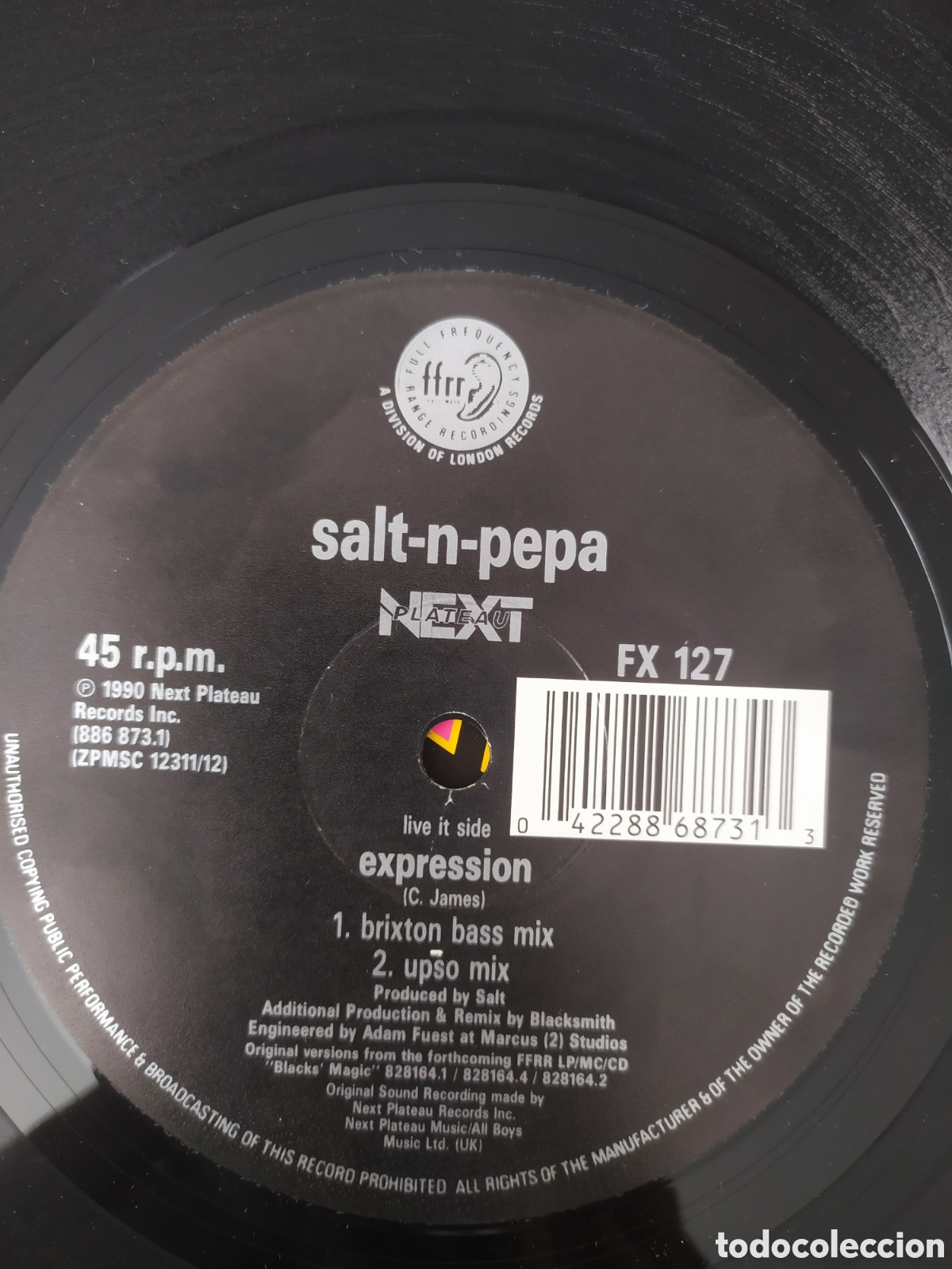Discos de vinilo: Maxi single Salt N Pepa. Expression - Foto 3