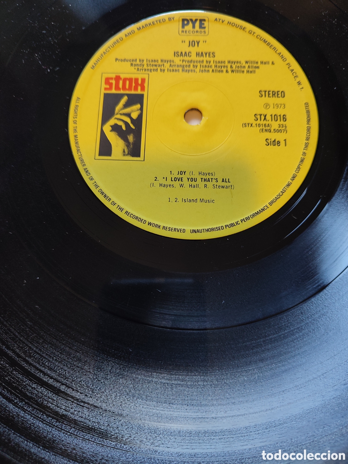 Discos de vinilo: Isaac Hayes - Joy Vinilo Lp - Foto 3