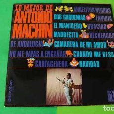Discos de vinilo: LP, LO MEJOR DE ANTONIO MACHIN, SERIE CLUB DISCOPHON S.C. 2.025, 1967.. Lote 400788579