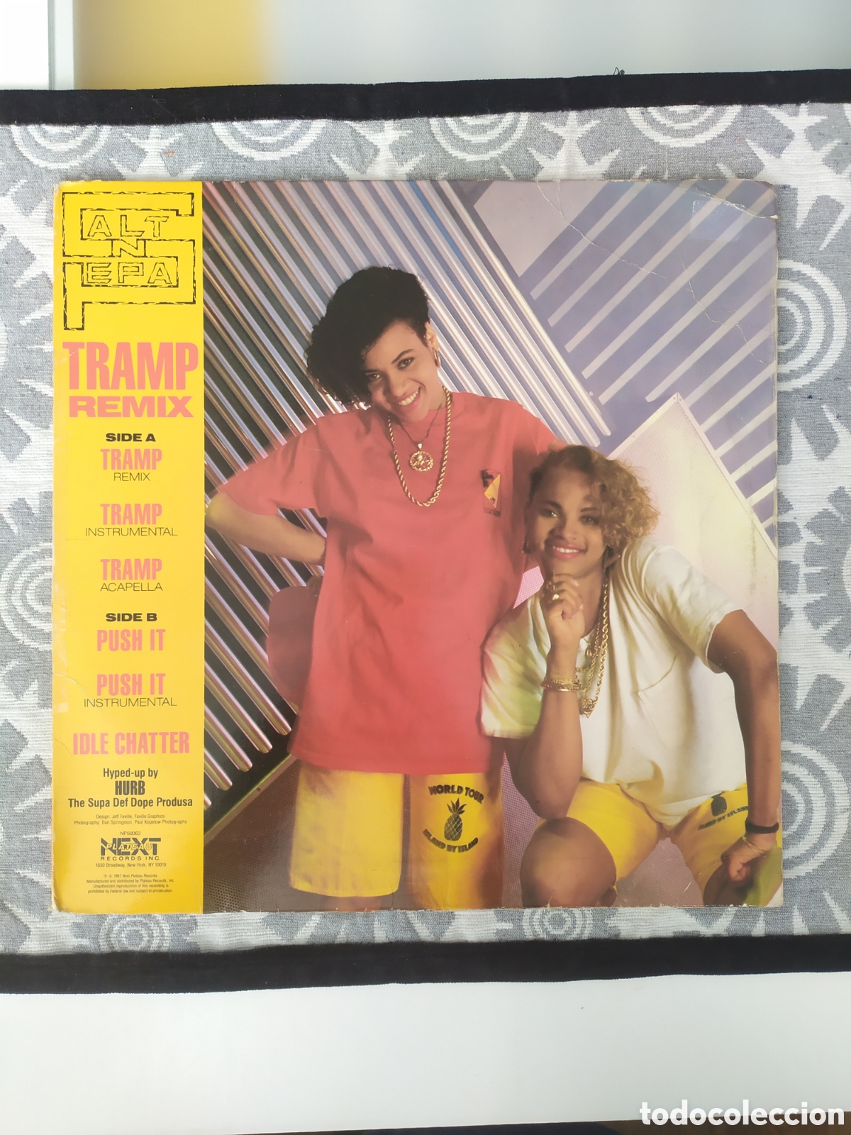 Discos de vinilo: Maxi single Salt N Pepa. Tramp Remix - Foto 1