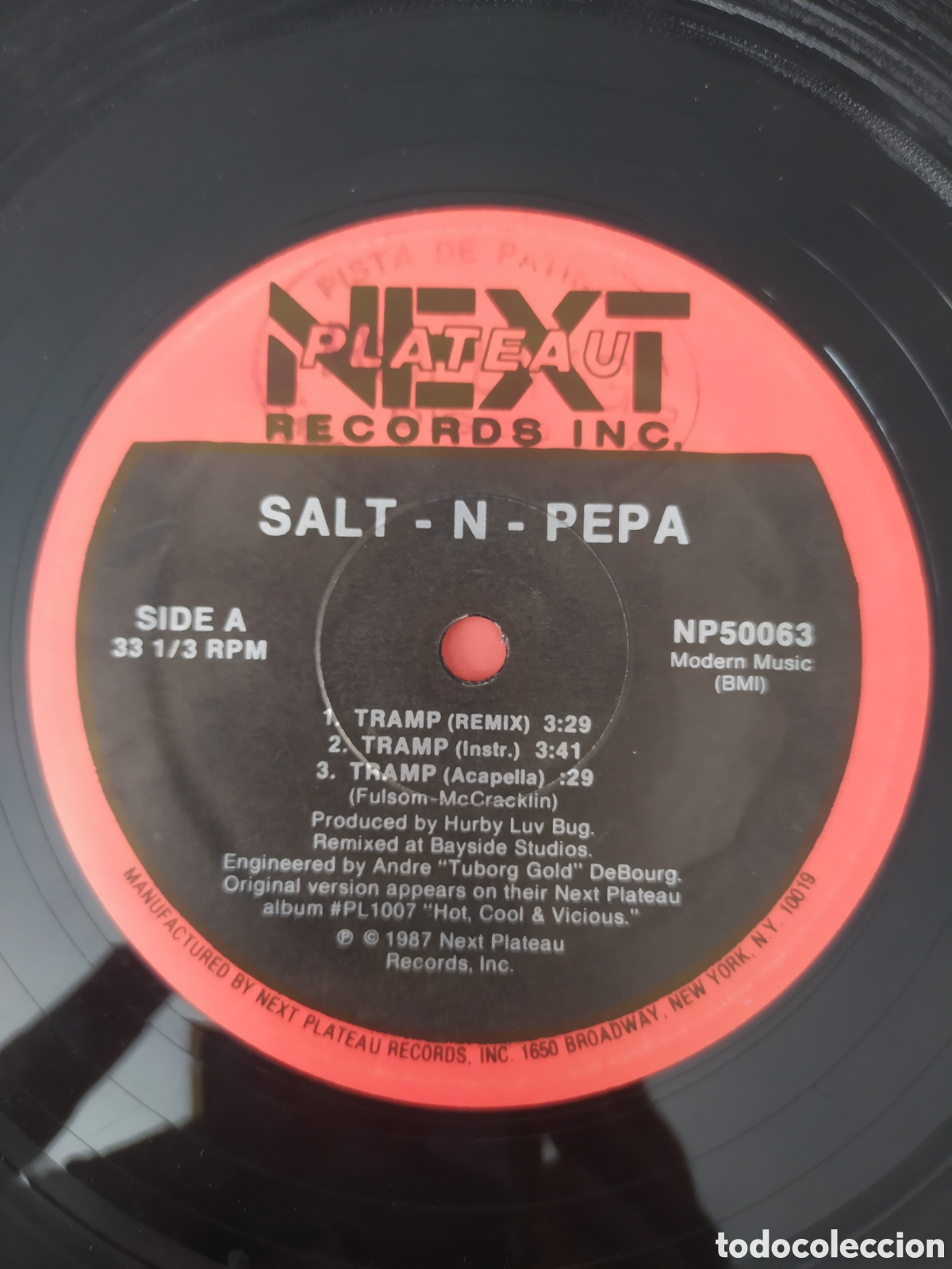 Discos de vinilo: Maxi single Salt N Pepa. Tramp Remix - Foto 3