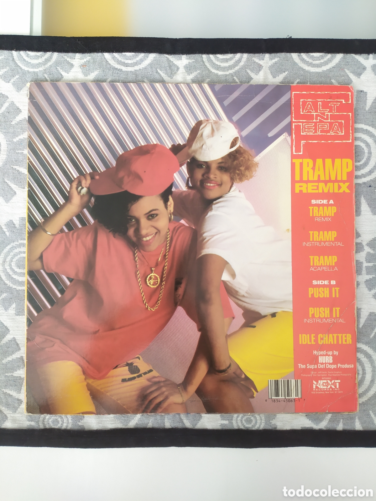 Discos de vinilo: Maxi single Salt N Pepa. Tramp Remix - Foto 2