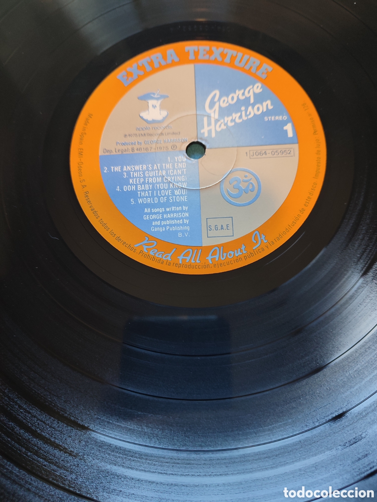 Discos de vinilo: George Harrison - Extra Texture - Foto 5