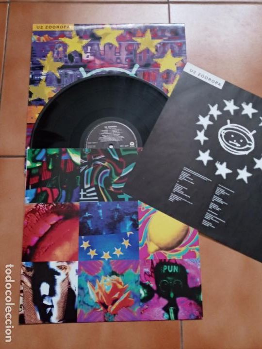 Discos de vinilo: U2- Zooropa- lp Island 1993