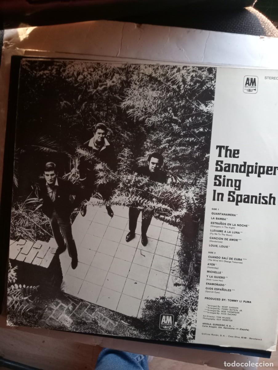 Discos de vinilo: The Sandpipers &lrm;&ndash; Sing In Spanish 1974 lp - Foto 2