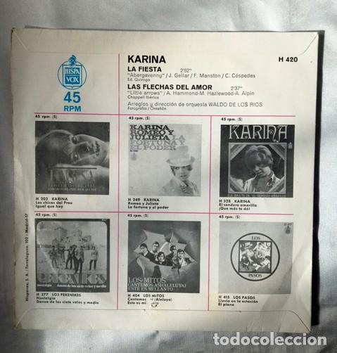 Discos de vinilo: Disco de Karina - Foto 3
