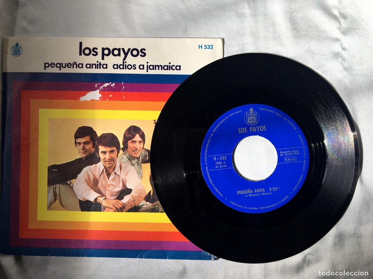 Discos de vinilo: Disco de vinilo single de Los Payos - Foto 1