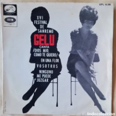 Discos de vinilo: EP - GELU - XVI FESTIVAL DE SANREMO: GELU CANTA ¡DIOS MIO COMO TE QUIERO - 1966. Lote 400825164