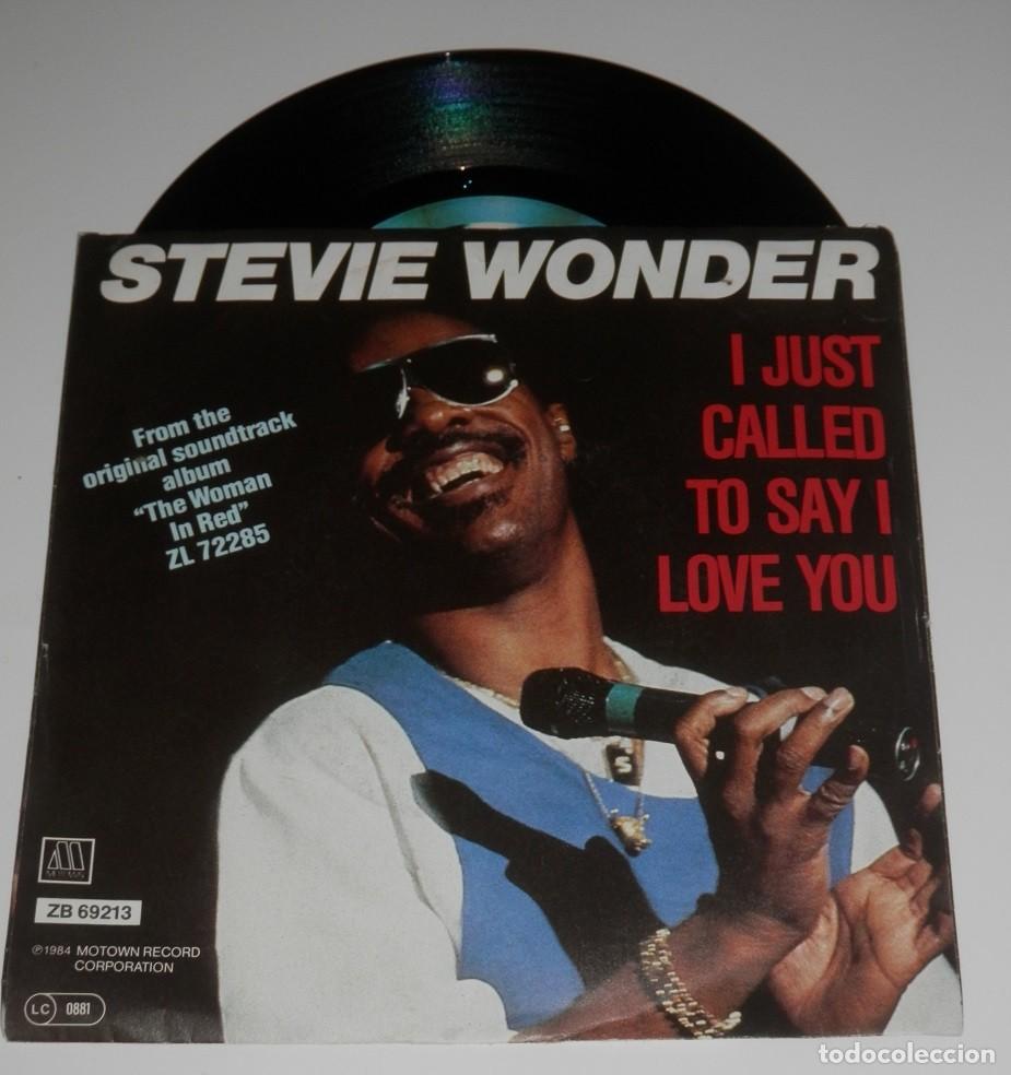 Discos de vinilo: DISCO SINGLE DE VINILLO DE STEVIE WONDER - Foto 1