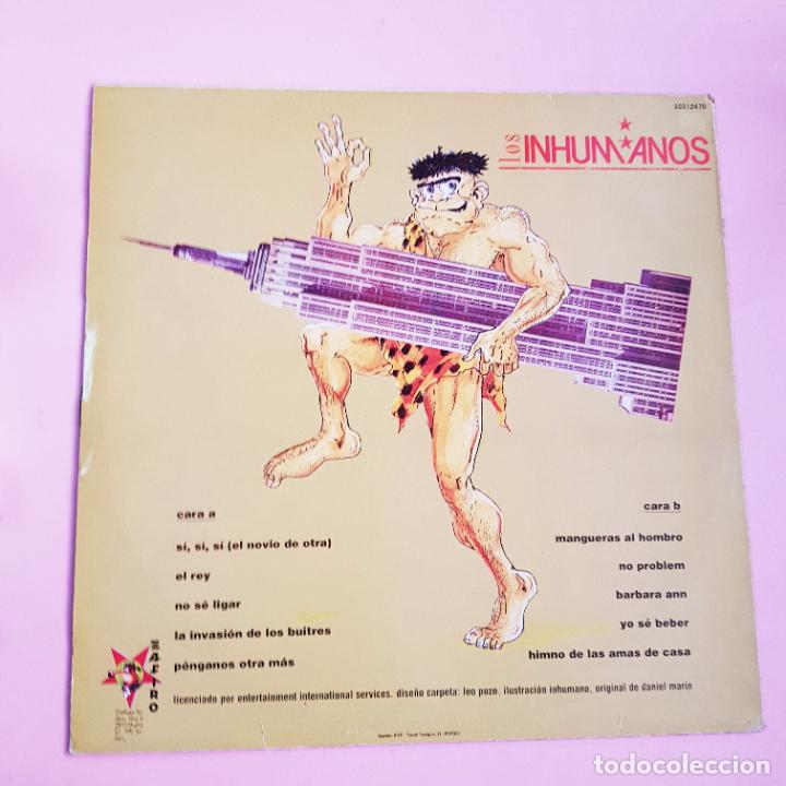 Discos de vinilo: LP-LOS INHUMANOS-NO PROBLEM--EXCELENTE-COLECCIONISTAS. - Foto 2