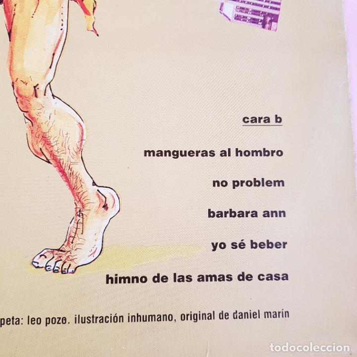 Discos de vinilo: LP-LOS INHUMANOS-NO PROBLEM--EXCELENTE-COLECCIONISTAS. - Foto 5