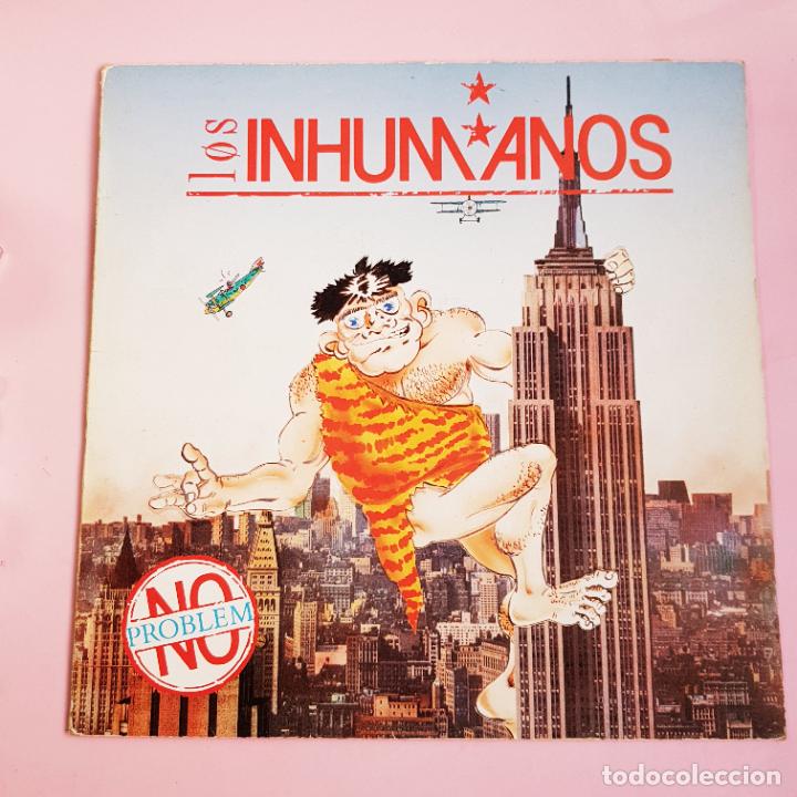 Discos de vinilo: LP-LOS INHUMANOS-NO PROBLEM--EXCELENTE-COLECCIONISTAS. - Foto 1
