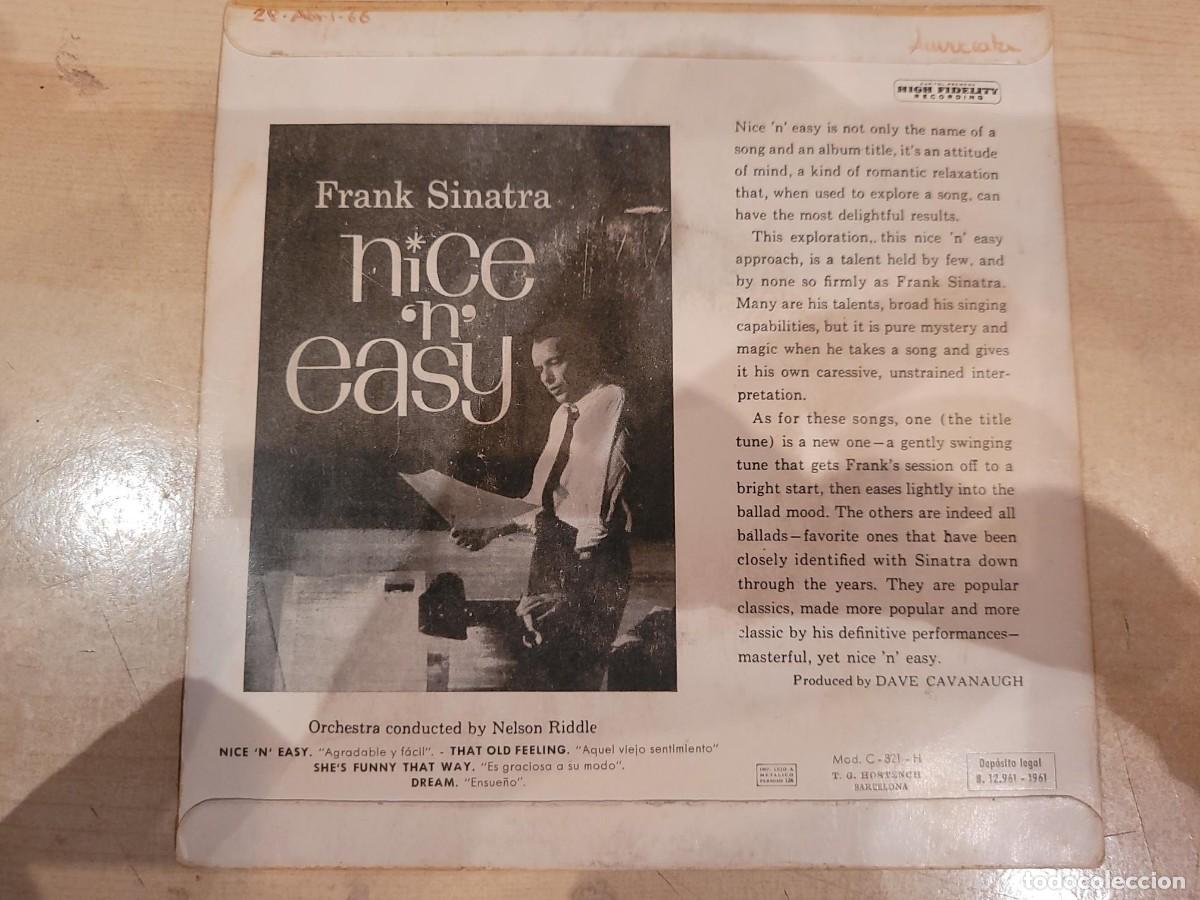 Discos de vinilo: NICE EASY FRANK SINATRA vinilo eps - Foto 2
