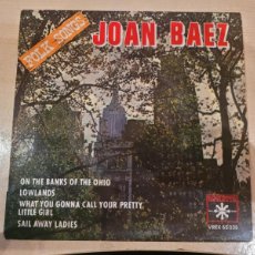 Discos de vinilo: JOAN BAEZ ON THE BANKS VINILO EP. Lote 400841874