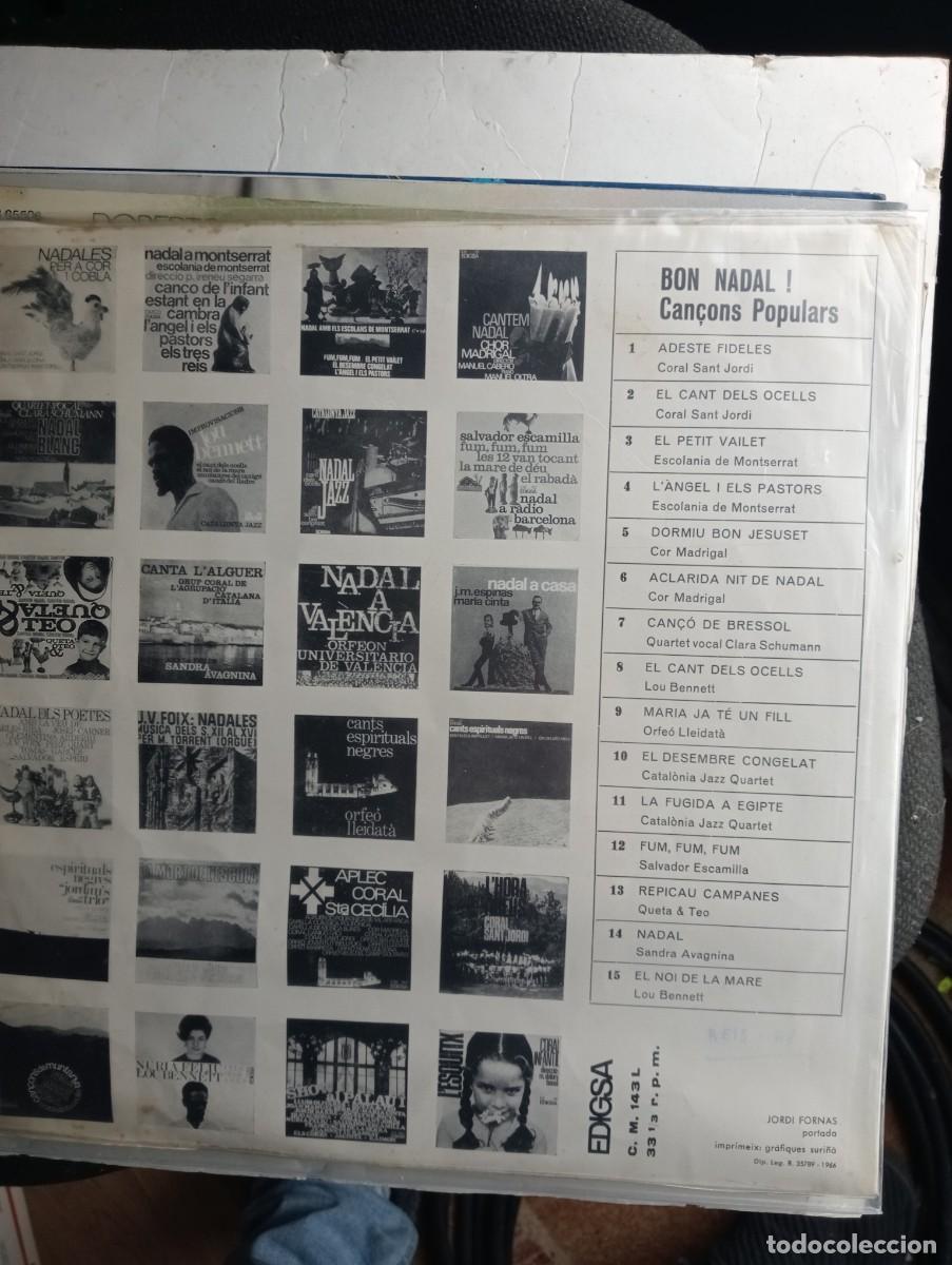 Discos de vinilo: Various &lrm;&ndash; Bon Nadal! (Can&ccedil;ons Populars) 1966 - Foto 2