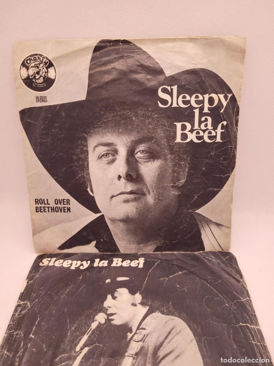 Discos de vinilo: Lote de 2 disco del gran SLEEPY LABEEF vinilo single - Foto 2