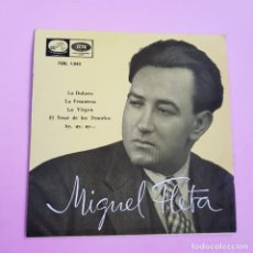 Discos de vinilo: SINGLE/VINILO-MIGUEL FLETA-(LA DOLORES+)-1955-EXCELENTE-HISTÓRICO-COLECCIONISTAS-. Lote 400850264