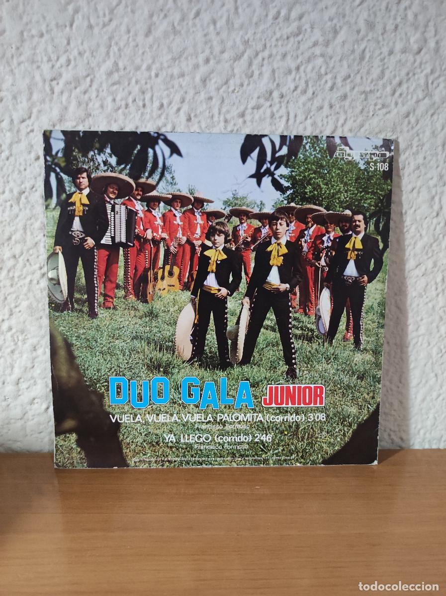 Discos de vinilo: DUO GALA JUNIOR CON MARIACHI VUELA VUELA - Foto 2