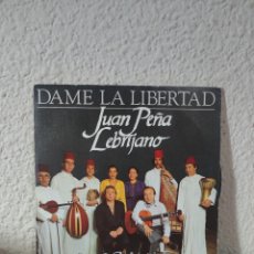 Discos de vinilo: JUAN PEÑA LEBRIJANO, ORQUESTA ANDALUSÍ DE TANGER – DAME LA LIBERTAD. Lote 400851969