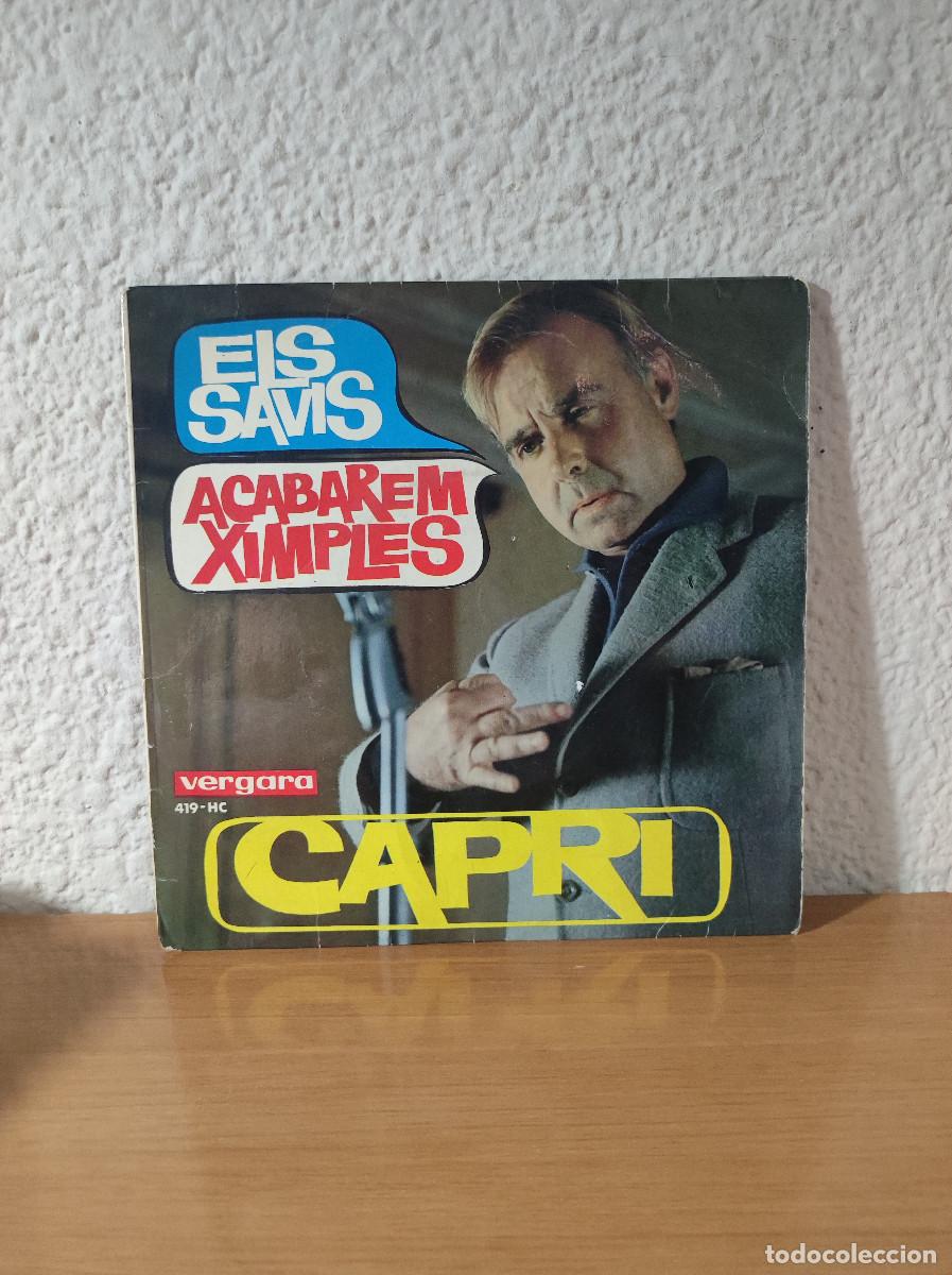 Discos de vinilo: Capri &ndash; Els Savis / Acabarem Ximples - Foto 1