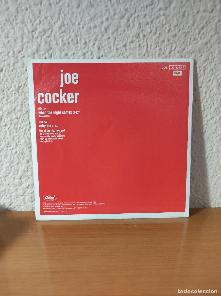 Discos de vinilo: Joe Cocker &ndash; When The Night Comes - Foto 2