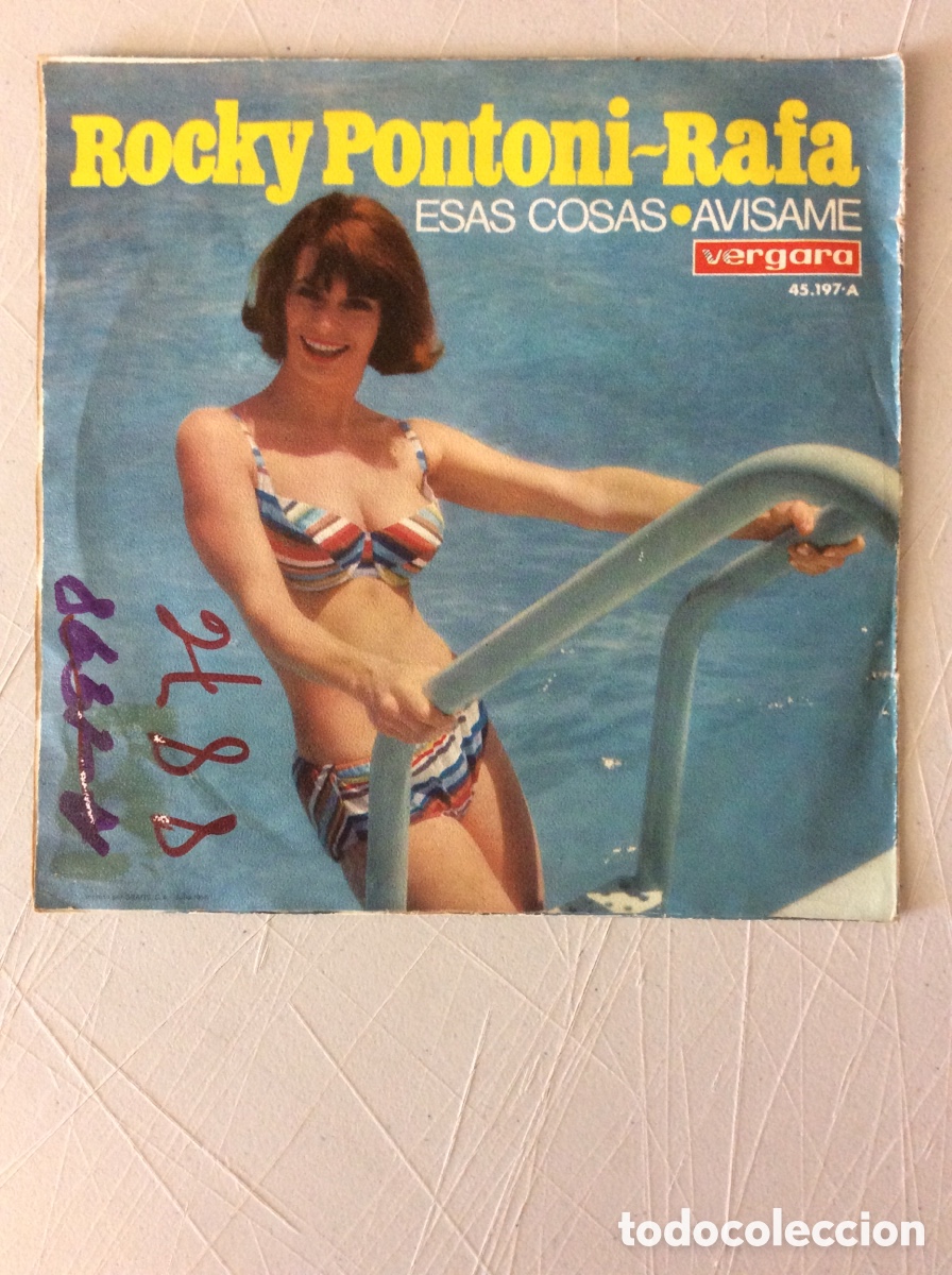 Discos de vinilo: Rochy Pontoni-Rafa. Esas cosas. Av&iacute;same. - Foto 2
