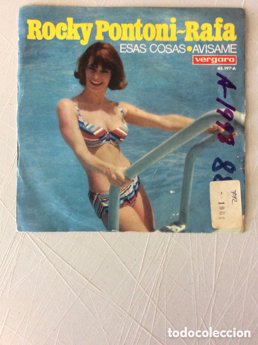 Discos de vinilo: Rochy Pontoni-Rafa. Esas cosas. Av&iacute;same. - Foto 1