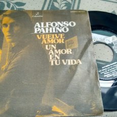 Discos de vinilo: SINGLE (VINILO) DE ALFONSO PAHINO AÑOS 70. Lote 400863709