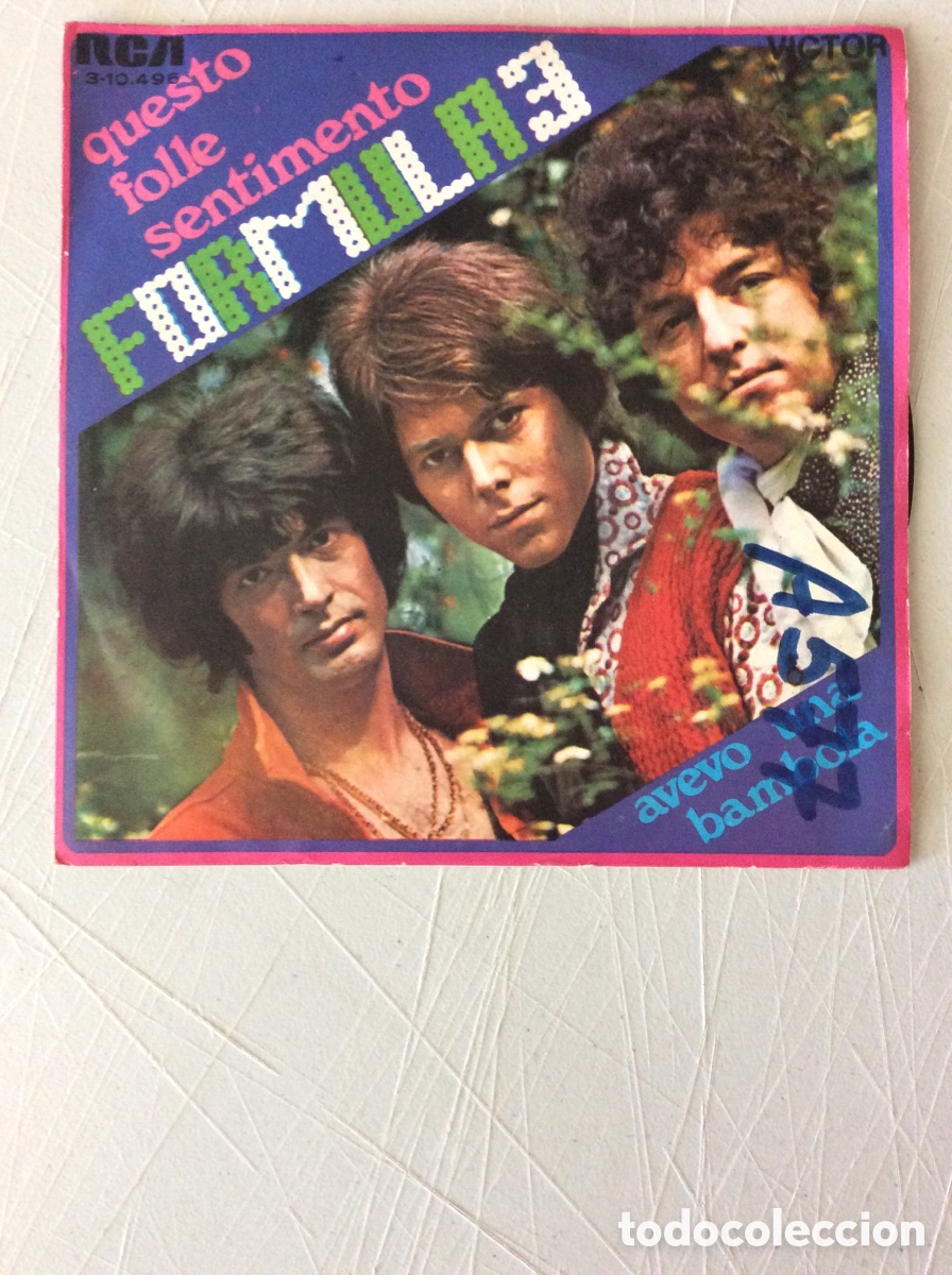 Vinyl-Schallplatten: F&oacute;rmula 3. Questo folle sentimiento. Avevo una bambola