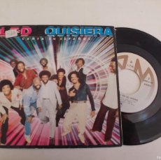 Discos de vinilo: L.T.D. SINGLE QUISIERA-EN ESPAÑOL. Lote 400866199