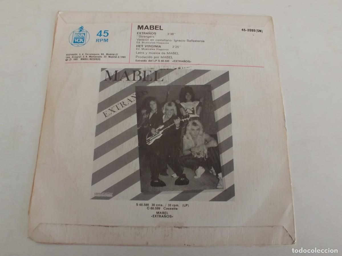 Discos de vinilo: MABEL-SINGLE EXTRA&Ntilde;OS - Foto 2