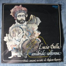 Discos de vinilo: LUCIO DALLA, LP VINILO, ANIDRIDE SOLFOROSA, EDITADO EN ITALIA.. Lote 400870059