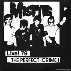 Discos de vinilo: MISFITS SINGLE EP LIVE! 79 THE PERFECT CRIME! VINILO MUY RARO COLECCIONISTA. Lote 400870709