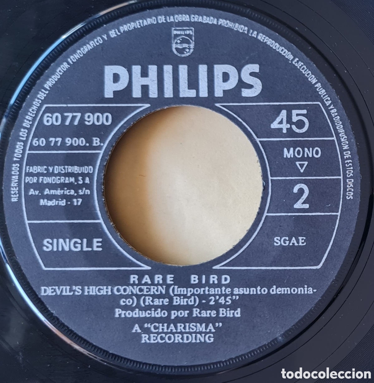 Discos de vinilo: SINGLE - RARE BIRD - SYMPATHY - 1970 - Foto 4