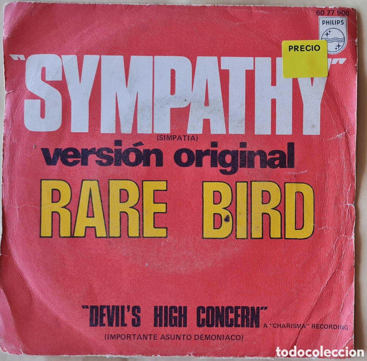 Discos de vinilo: SINGLE - RARE BIRD - SYMPATHY - 1970 - Foto 1