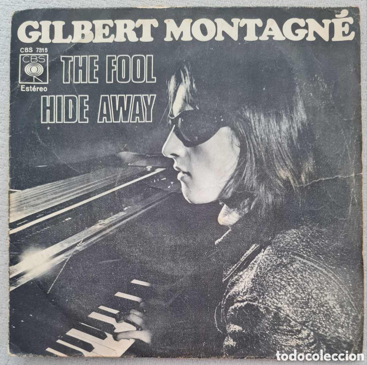 Discos de vinilo: SINGLE GILBERT MONTAGNE - THE FOOL - 1971 - Foto 1