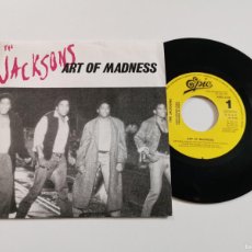 Discos de vinilo: THE JACKSONS ART OF MADNESS SINGLE VINILO PROMO ESPAÑA 1989 MICHAEL JACKSON 1 SOLO TEMA. Lote 70101313