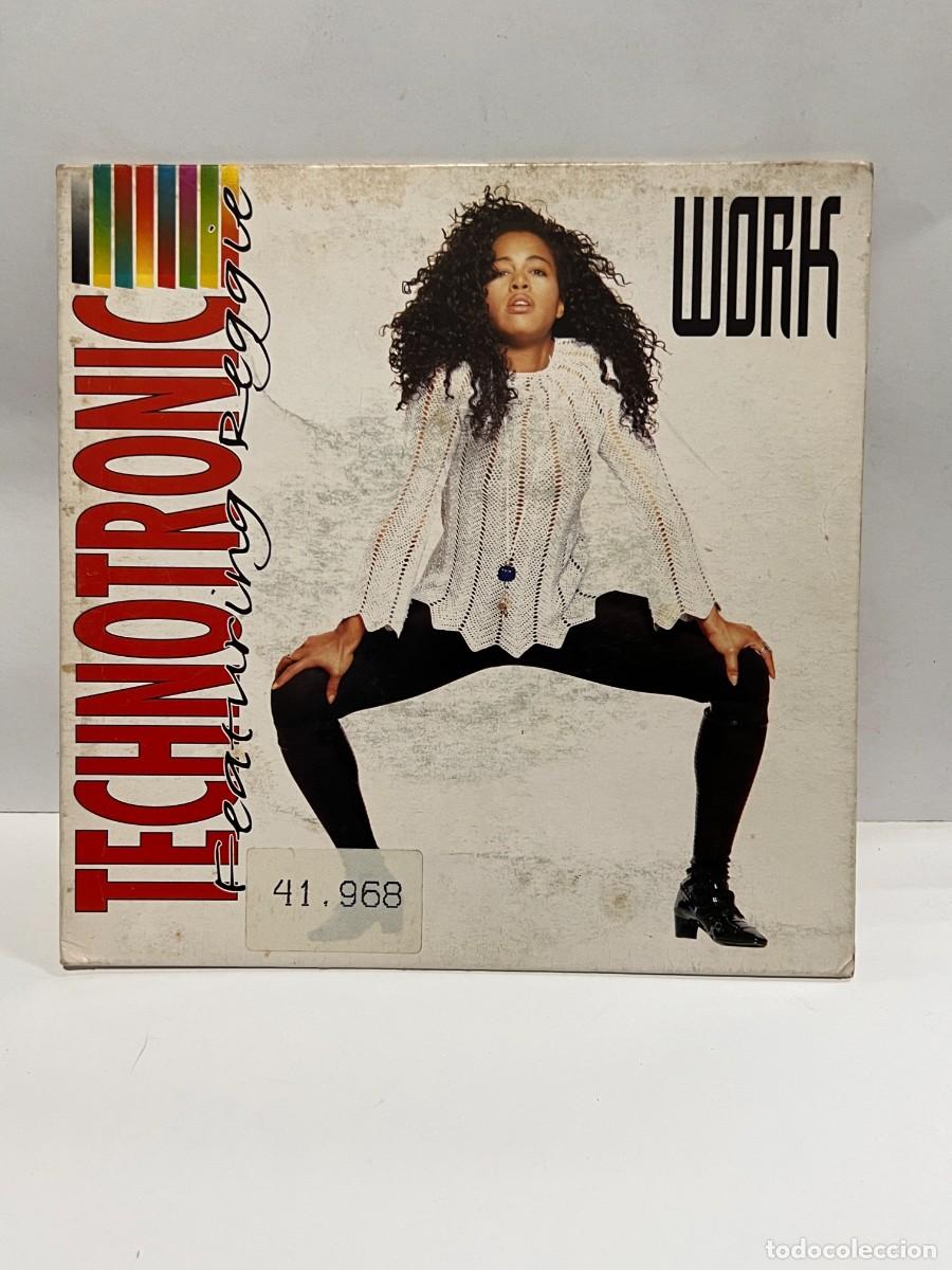 Discos de vinilo: SINGLE - TECHNOTRONIC FEATURING REGGIE - WORK - MAX MUSIC - BARCELONA 1991 - Foto 1