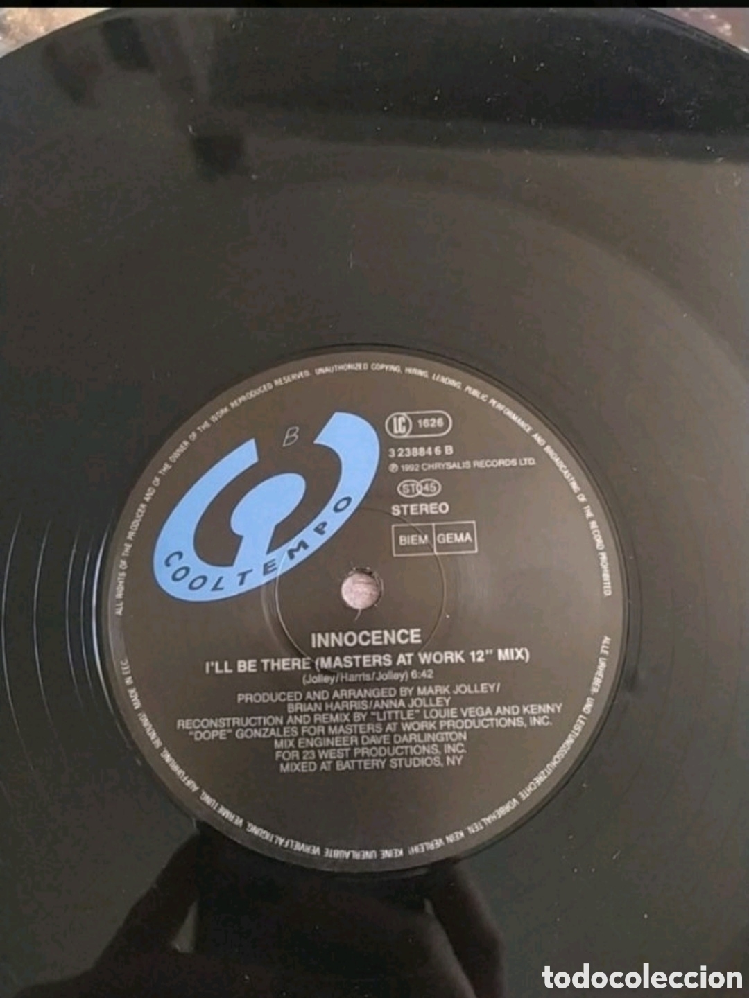 Discos de vinilo: Maxi single Innocence. Ill be there - Foto 4